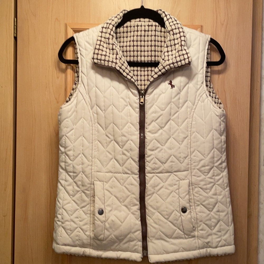 Reversible sleeveless vest Size Medium
